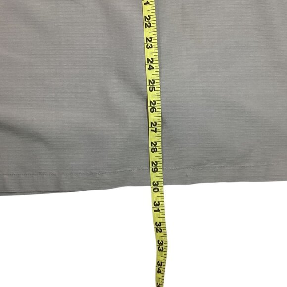 David Taylor Collection Light Gray Short Sleeve Button-Up Shirt Men's Size XL - Picture 3 of 6